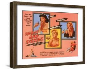 Three Bad Sisters, 1955-null-Framed Art Print