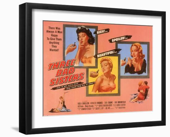 Three Bad Sisters, 1955-null-Framed Art Print