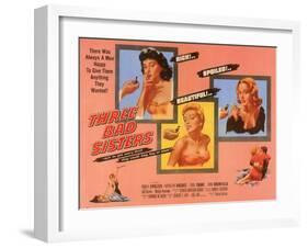 Three Bad Sisters, 1955-null-Framed Art Print