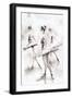 Three Ballerinas-Aimee Del Valle-Framed Art Print