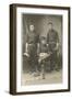 Three Ballplayers-null-Framed Art Print