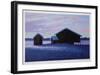 Three Barns-Norman R^ Brown-Framed Collectable Print