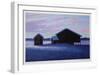 Three Barns-Norman R^ Brown-Framed Collectable Print