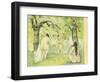 Three Bathers, 1875-77-Paul Cézanne-Framed Giclee Print