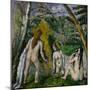 Three Bathers, 1879-1882-Paul Cézanne-Mounted Giclee Print