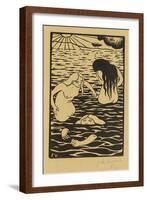 Three Bathers, 1894-Félix Vallotton-Framed Giclee Print