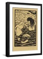 Three Bathers, 1894-Félix Vallotton-Framed Giclee Print