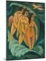 Three Bathers, 1913-Ernst Ludwig Kirchner-Mounted Premium Giclee Print