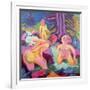 Three Bathers in a Stream-Ernst Ludwig Kirchner-Framed Giclee Print