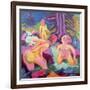 Three Bathers in a Stream-Ernst Ludwig Kirchner-Framed Giclee Print