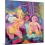 Three Bathers in a Stream-Ernst Ludwig Kirchner-Mounted Giclee Print