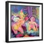 Three Bathers in a Stream-Ernst Ludwig Kirchner-Framed Giclee Print