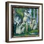 Three Bathers Painting by Paul Cezanne (1839-1906). 1875-1877 Sun. 0,22X0,19 M Paris, Musee D'orsay-Paul Cezanne-Framed Giclee Print