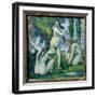 Three Bathers Painting by Paul Cezanne (1839-1906). 1875-1877 Sun. 0,22X0,19 M Paris, Musee D'orsay-Paul Cezanne-Framed Giclee Print