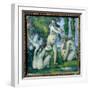 Three Bathers Painting by Paul Cezanne (1839-1906). 1875-1877 Sun. 0,22X0,19 M Paris, Musee D'orsay-Paul Cezanne-Framed Giclee Print