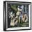 Three Bathers-Paul Cézanne-Framed Giclee Print