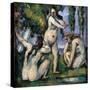 Three Bathers-Paul Cézanne-Stretched Canvas