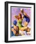 "Three Bathing Beauties,"July 8, 1933-John LaGatta-Framed Giclee Print