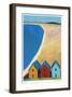 Three Beach Cabanas-Gale McKee-Framed Giclee Print