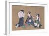 Three Beauties, circa 1790-Kitagawa Utamaro-Framed Giclee Print