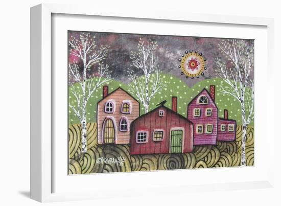 Three Birches-Karla Gerard-Framed Giclee Print