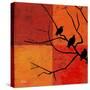 Three Birdies I-Patricia Pinto-Stretched Canvas