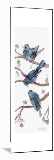 Three Birdies-Wyanne-Mounted Giclee Print