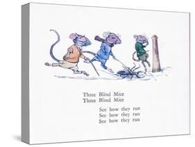 Three Blind Mice, Three Blind Mice, See How They Run-Walton Corbould-Stretched Canvas