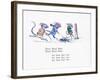 Three Blind Mice, Three Blind Mice, See How They Run-Walton Corbould-Framed Giclee Print