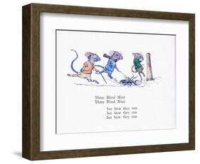 Three Blind Mice, Three Blind Mice, See How They Run-Walton Corbould-Framed Giclee Print