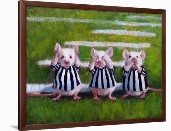 Three Blind Mice-Lucia Heffernan-Framed Art Print