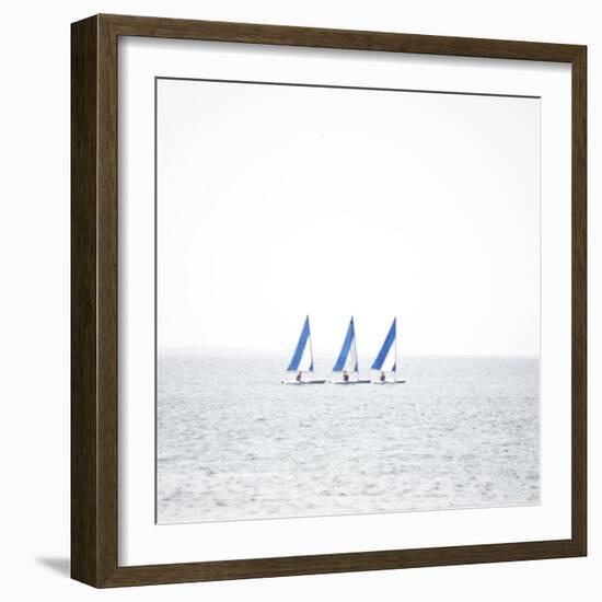 Three Boats-Viviane Fedieu Daniel-Framed Photographic Print