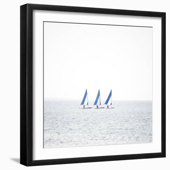 Three Boats-Viviane Fedieu Daniel-Framed Photographic Print