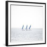 Three Boats-Viviane Fedieu Daniel-Framed Photographic Print