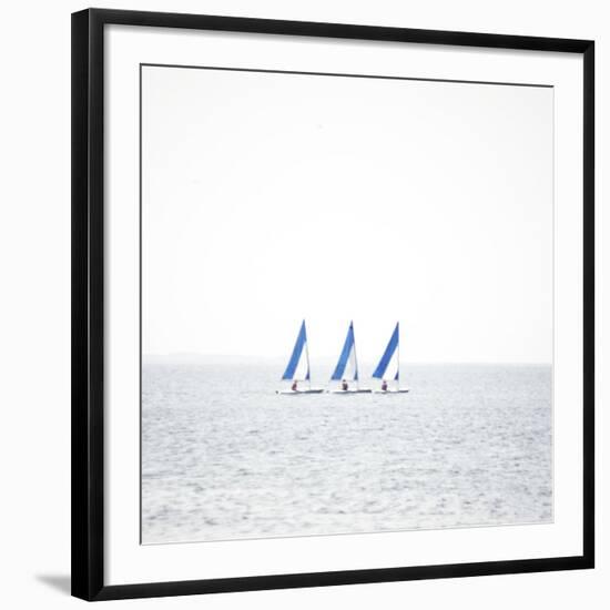 Three Boats-Viviane Fedieu Daniel-Framed Photographic Print