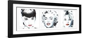 Three Bombshells-Irene Celic-Framed Art Print