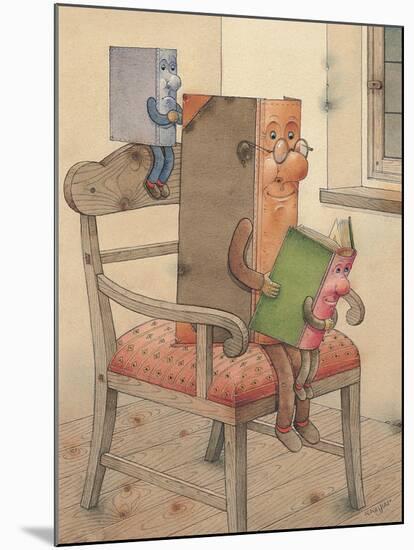 Three Books, 2003-Kestutis Kasparavicius-Mounted Giclee Print