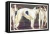 Three Borzois-null-Framed Stretched Canvas