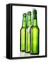 Three Bottles of Beer, One Opened-Kröger & Gross-Framed Stretched Canvas