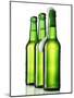 Three Bottles of Beer, One Opened-Kröger & Gross-Mounted Premium Photographic Print