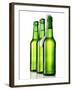 Three Bottles of Beer, One Opened-Kröger & Gross-Framed Photographic Print