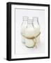 Three Bottles of Cream Tied with Kitchen String-Sandra Eckhardt-Framed Photographic Print