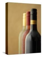 Three Bottles of Wine: Red Wine, Rose Wine and White Wine-Ian Garlick-Stretched Canvas