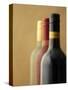 Three Bottles of Wine: Red Wine, Rose Wine and White Wine-Ian Garlick-Stretched Canvas