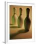 Three Bowling Pins in a Line-null-Framed Photographic Print