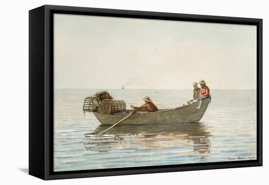 Three Boys, 1875-Winslow Homer-Framed Stretched Canvas