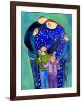 Three Boys and a Girl Family Big Diva-Wyanne-Framed Giclee Print