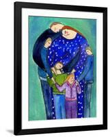 Three Boys and a Girl Family Big Diva-Wyanne-Framed Giclee Print