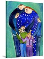 Three Boys and a Girl Family Big Diva-Wyanne-Stretched Canvas