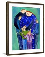 Three Boys and a Girl Family Big Diva-Wyanne-Framed Giclee Print